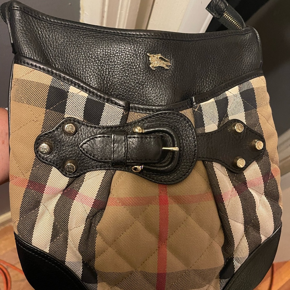 Authentic Burberry quilted crossbody